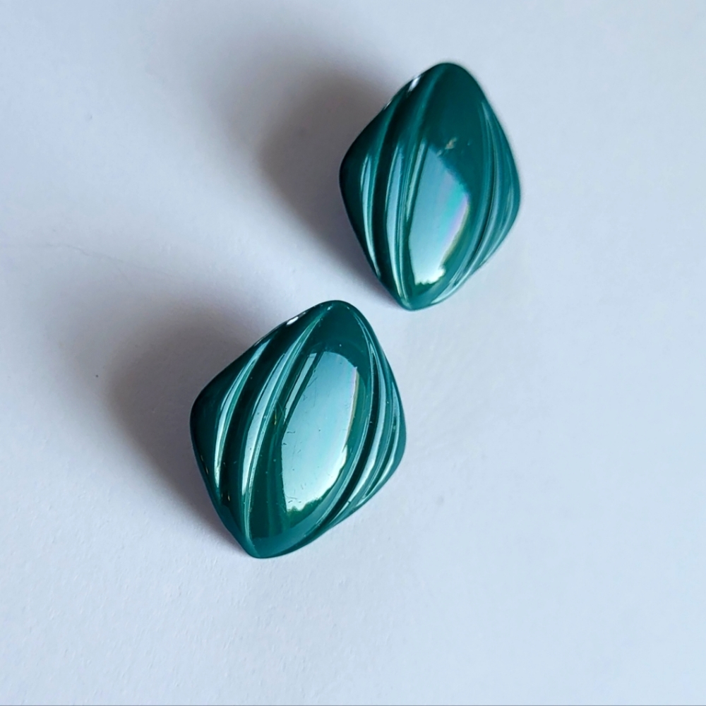 vintage enamel stud earrings